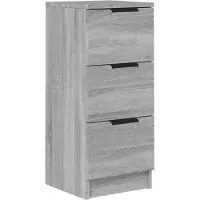 vidaXL Sideboard Gris Sonoma 30x30x70 cm Bois composite