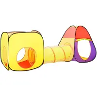 vidaXL Tente de jeu pour enfants Multicolore 255x80x100 cm