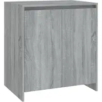 vidaXL Sideboard Gris Sonoma 70x41x75 cm Bois composite