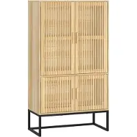 vidaXL Buffet haut 70x35x125 cm bois d'ingénierie