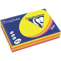 Clairefontaine Papier à copier Trophée Colored Copy FSC A4, multicolore,80 g/m (A4, 500 feuilles, 80 g/m²)