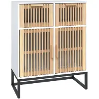 vidaXL Sideboard Blanc 60x30x75 cm Bois composite