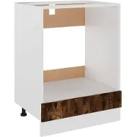 vidaXL Armoire À Four Lyon Chêne Fumé 60x46x81,5 Cm