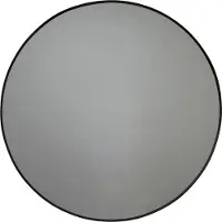 Parya Bobble Home - Miroir en métal rond - 60 cm - Noir