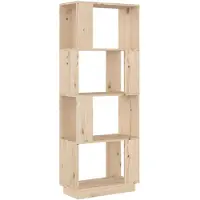 vidaXL Bibliothèque/Séparateur de pièce 51x25x132 cm Pin solide