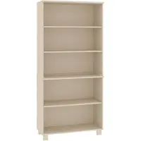 vidaXL Highboard HAMAR pin massif brun miel