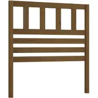 vidaXL Tête de lit marron miel 81x4x100 cm Pin massif