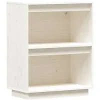 vidaXL Armoire d'appoint blanc 60x34x75 cm Pin massif