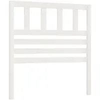 vidaXL Tête de lit blanc 81x4x100 cm pin massif