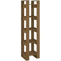vidaXL Bibliothèque/Séparateur de pièce Marron miel 41x35x160 cm Pin