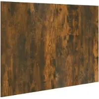 vidaXL Tête de lit chêne fumé 120x1,5x80 cm Bois composite