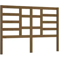 vidaXL Tête de lit marron miel 146x4x104 cm Pin massif