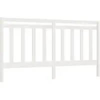 vidaXL Tête de lit blanc 206x4x100 cm pin massif