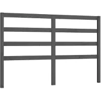vidaXL Tête de lit Gris 166x4x100 cm Pin massif