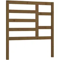 vidaXL Tête de lit marron miel 81x4x104 cm Pin massif