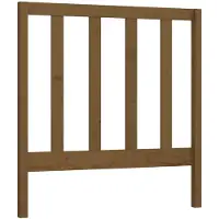 vidaXL Tête de lit marron miel 95x4x100 cm Pin massif