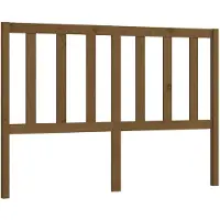 vidaXL Tête de lit marron miel 146x4x100 cm Pin massif