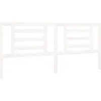 vidaXL Tête de lit blanc 206x4x100 cm pin massif