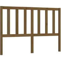 vidaXL Kopfteil Honigbraun 156x4x100 cm Massivholz Kiefer