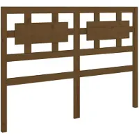 vidaXL Tête de lit marron miel 205,5x4x100 cm Pin massif