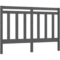 vidaXL Tête de lit Gris 166x4x100 cm Pin massif