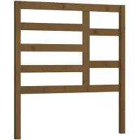 vidaXL Tête de lit brun miel 106x4x104 cm Pin massif