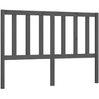 vidaXL Tête de lit Gris 156x4x100 cm Pin massif