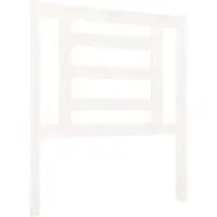 vidaXL Tête de lit blanc 81x4x100 cm pin massif