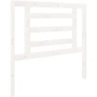 vidaXL Tête de lit blanc 96x4x100 cm pin massif