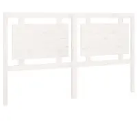vidaXL Tête de lit blanc 165,5x4x100 cm pin massif