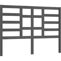 vidaXL Tête de lit Gris 106x4x104 cm Pin massif