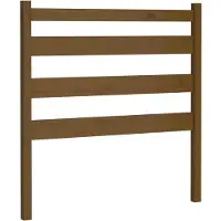 vidaXL Tête de lit marron miel 81x4x100 cm Pin massif