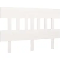 vidaXL Tête de lit blanc 163,5x3x81 cm pin massif