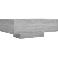 vidaXL Table basse Gris Sonoma 85x55x31 cm Bois composite
