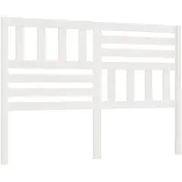 vidaXL Tête de lit Blanc 166x4x100 cm Bois massif de pin