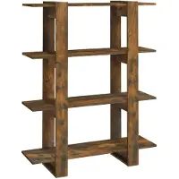 vidaXL Bibliothèque/Séparateur de pièce Chêne fumé 100x30x123,5 cm