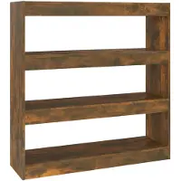 vidaXL Bibliothèque/Séparateur de pièce chêne fumé 100x30x103 cm