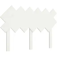 vidaXL Tête de lit blanc 122,5x3x80,5 cm Pin massif