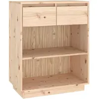 vidaXL Armoire d'appoint 60x34x75 cm pin massif