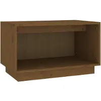 vidaXL Armoire TV brun miel 60x35x35 cm pin massif