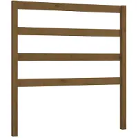 vidaXL Tête de lit marron miel 81x4x100 cm Pin massif