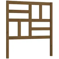 vidaXL Tête de lit marron miel 96x4x104 cm Pin massif