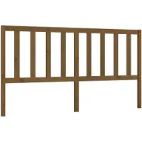 vidaXL Tête de lit marron miel 186x4x100 cm Pin massif