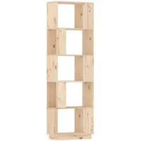 vidaXL Bibliothèque/Séparateur de pièce 51x25x163,5 cm Pin solide