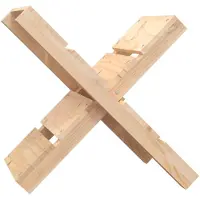 vidaXL Support de bois de cheminée 47x39,5x48 cm Pin massif