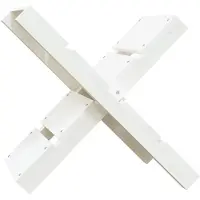 vidaXL Porte-bûches blanc 47x39,5x48 cm Pin massif