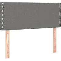 vidaXL Tête de lit gris foncé 100x5x78/88 cm Tissu