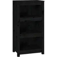 vidaXL Bibliothèque Noir 50x35x97 cm Bois de pin massif