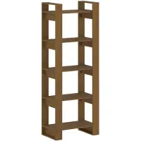 vidaXL Bibliothèque/Cloison Marron miel 60x35x160 cm Bois massif