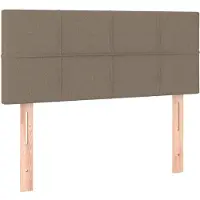 vidaXL Tête de lit taupe 90x5x78/88 cm Tissu